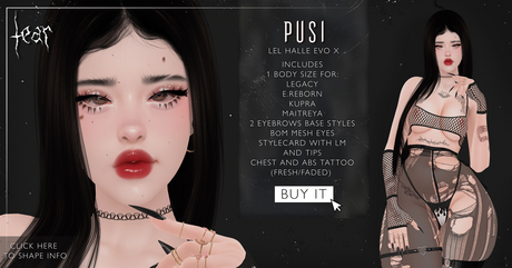 Second Life Marketplace - [TEAR] Pusi (LeL Halle EvoX)